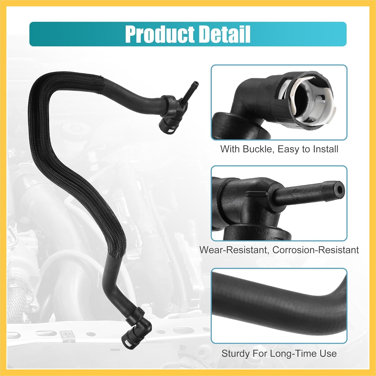 HVAC Heater Hose Assembly for Ford F-250 F-350 F-450 F-550 Super Duty 2011-2014 6.7L Heater Water Hose Heater Return Hose Heater Core Outlet Hose BC3Z18472E Auto Replacement Parts