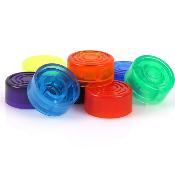 Guitar Pedal Footswitch Topper with Anti-slip Surface for Effect Pedals 6 Colorful ABS Protectors