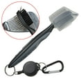 thumbnail image 4 of Durable Golf Accessories Double Sided Portable Cleaning Tool Clip To Bag Golf Club Brush Groove Cleaner GREEN, 4 of 8