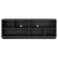 thumbnail image 3 of Evelyn&Zoe Bowman Rectangular TV Stand for TV's up to 75", Charcoal Gray, 3 of 6