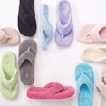 thumbnail image 3 of ACORN Women's Spa Thong Slippers - Powder Blue M, 3 of 5