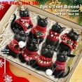 thumbnail image 2 of 8Pc Christmas Decorations Indoor Cute Cat Pendant Car Hanging Christmas Decoration Xmas Tree Ornaments Set Holiday Hanging Decor, 2 of 9