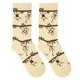 thumbnail image 5 of Cool Socks Monkeys Fun Print Novelty Crew Socks for Women, Size 5-10, 5 of 6