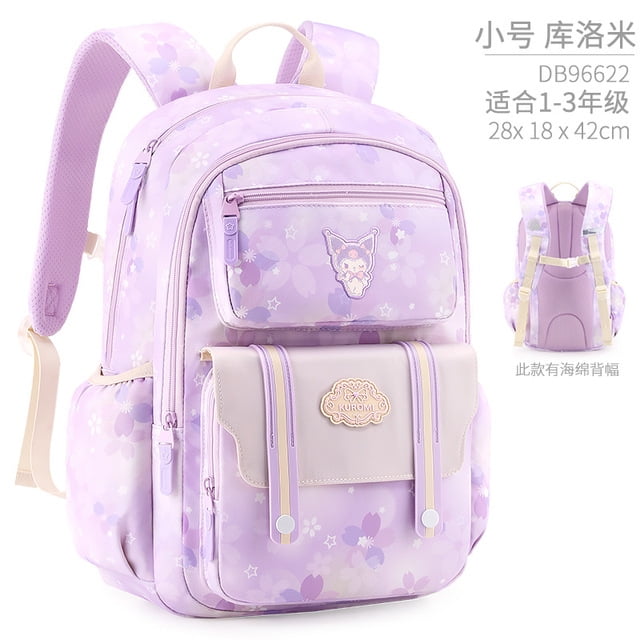 Sanrio Cinnamoroll Backpack Mochilas Aestihic Kuromi Lightweight and Large Capacity Korean Style Cute School Student Bag Gift Walmart