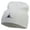 White, variant on Plane Blade Propeller Icon Embroidered 8 Inch Short Beanie - White OSFM