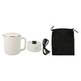 thumbnail image 2 of Electric Kettle, Water Boiler 304 Stainless Steel 600W Smart Temperature Control  for Travel US Plug 110V, 2 of 7