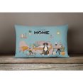 thumbnail image 4 of Carolines Treasures CK7882PW1216 Greater Swiss Mountain Dog Sweet Home Canvas Fabric Decorative Pillow 12H x16W, 4 of 4
