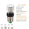 thumbnail image 1 of Bombillas LED de maíz de alta potencia, focos de escritorio para el hogar, interior, E27, E26, E12, E14, B22, CA 220V, 230V, 240V, 7W - 35W, 1 of 4