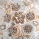 thumbnail image 5 of XmhyTop Ramo de novia de lujo hecho a mano con rosas de seda grandes y flores artificiales para boda real vintage (azul oscuro A), 5 of 5