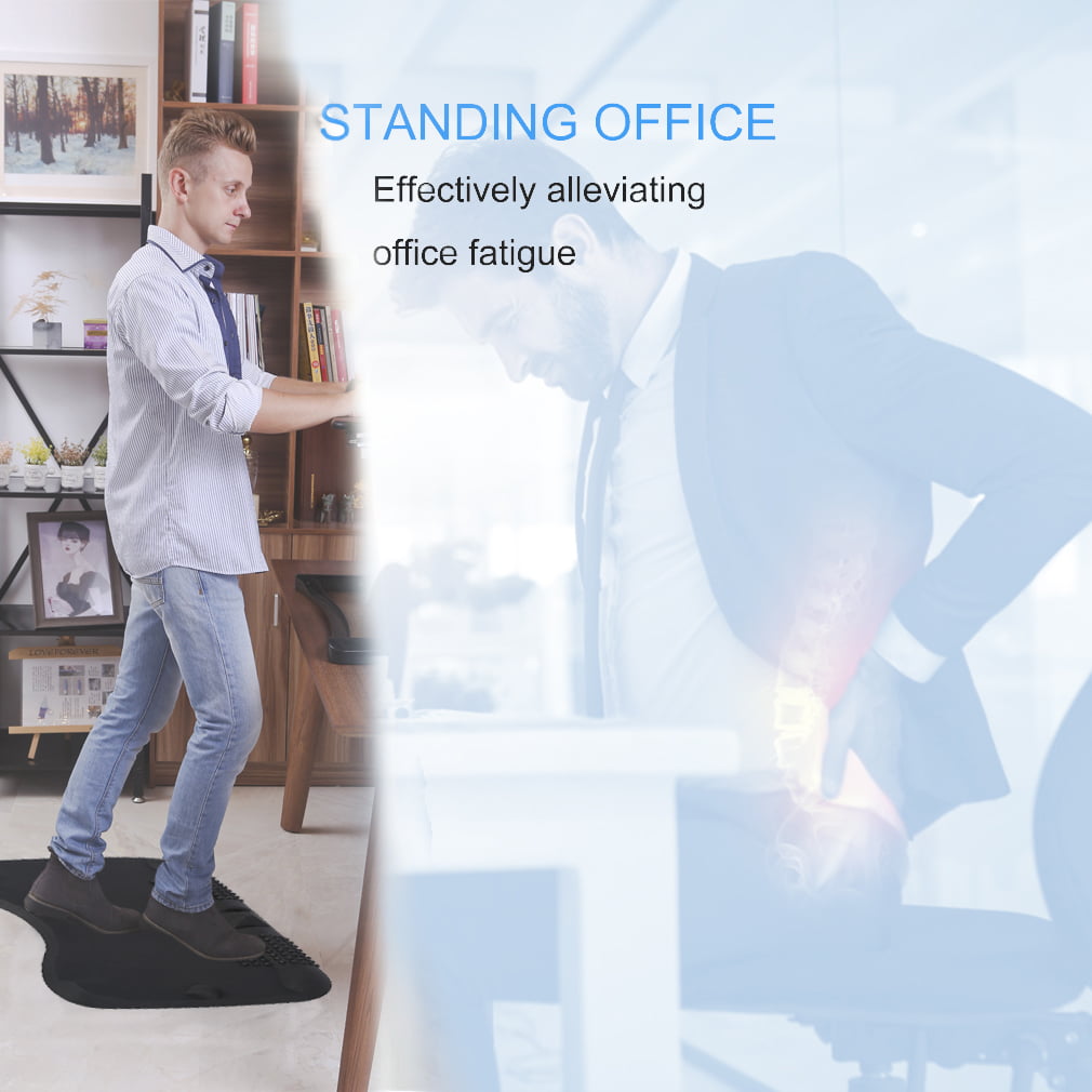 Anti Fatigue Mat Standing Desk Mat Floor Standing Mat Comfort Floor Mats  For Kitchen Or Office Stand Up Desk, Non-Toxic, Waterproof 