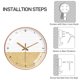 thumbnail image 4 of Reloj de pared: atómico, fácil de leer, perfecto para el hogar, la oficina, la escuela, interior/exterior, 4 of 5
