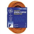 thumbnail image 2 of UltraPro GE 100ft Extension, Heavy Duty, 16AWG, Indoor/Outdoor Use, Extra Long Power Cord, UL Listed, Orange, 51923, 100 ft, 2 of 6