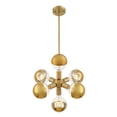 thumbnail image 6 of Designers Fountain Gambit 7 inch 6-Light Brushed Gold Modern Pendant Light, D293M-7P-BG, 6 of 9