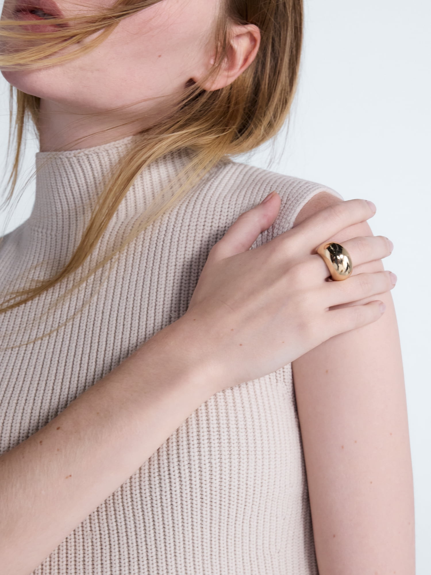 Scoop Bubble Rings, Two-Tone, 2-Piece Set