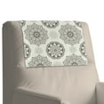 thumbnail image 7 of TSOVTHRID Boho Mandala Floral Beige Recliner Headrest Protector Headrest Cover for Recliner Chair Couch Chair Head Protector for Sofa Furniture Protectors 17x27 in, 3 Pieces, 7 of 7