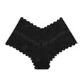 thumbnail image 6 of Panties for Women,Floral Lace Boyshort Panties for Women Low Rise Comfortable Underwear Female Lingerie,Womens Underwear,Black,S, 6 of 6