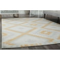 thumbnail image 6 of Soleil BR30M Golden Touch Tribal Moroccan ivory Area Rug, 8'9"x12', 6 of 9