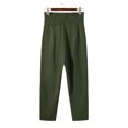 thumbnail image 4 of INCERUN Men's Casual High Waits Solid Color Long Pants Trousers Japanese Style, 4 of 6