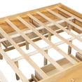 thumbnail image 5 of Harper & Bright Designs Queen Size Platform Bed with 4 Storage Drawers and Footboard Storage Cubby, Simple Bed Frame No Headboard for Bedroom, Natural, 5 of 15
