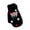 *2-Black, variant on Ladies Christmas Santa Knitted Mittens,Cute Pom-pom Design,Warm Holiday Party Gloves for Women,Black,Size Free Size