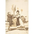 thumbnail image 2 of Francisco de Goya 14x18 Gold Ornate Wood Frame and Double Matted Museum Art Print Titled - A Country Dance (ca. 1812-20), 2 of 4