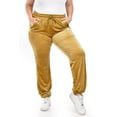 thumbnail image 4 of Pantalón jogger de terciopelo Roman Fashion Talla Extra 7127 Mostaza ocre 42, 4 of 6