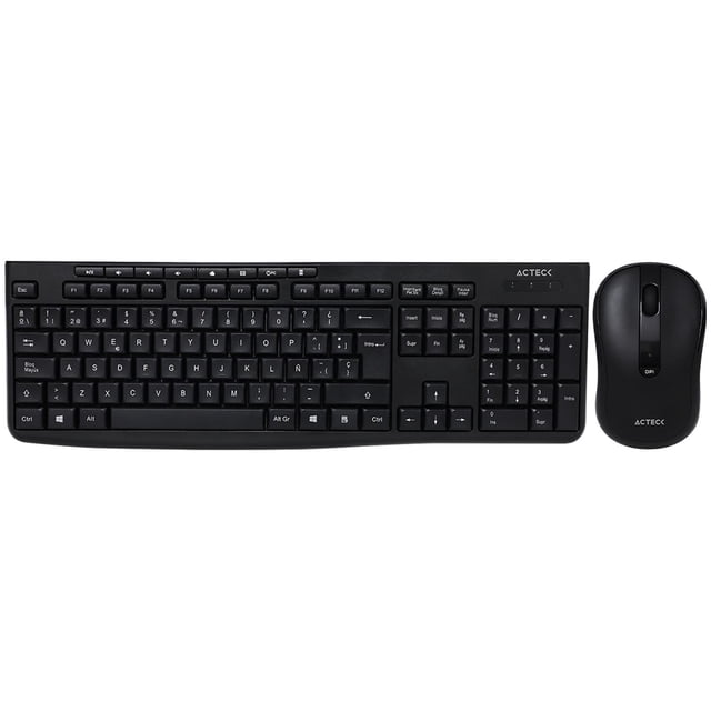 Kit 2 en 1 Teclado y Mouse ACTECK CREATOR PRIME MK225 Inalambrico USB 2.4 Ghz