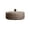 Grey, variant on Decorative Ceramic Ashtray with Lid 4.9" - Textured Round Ash Holder for Home Office & Patio - Retro Style Smoke Accessory with Wooden Knob(Green)