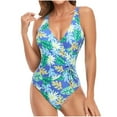 thumbnail image 2 of FcBaudy Maillots de Bain pour Femmes Maillot de Bain pour Femme Grande Taille Maillot de Bain pour Femme Femme une-Pièce Maillots de Bain Unis Tenue de Plage Robe de Bain Femme Maillot de Bain, 2 of 7