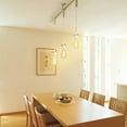 thumbnail image 4 of KAYYELAMP 3 Pcs 3.9Ft Adjustable Wire Gold Pendant J-Type Track Mount Vintage Design Mini E26 Base Track Lamp For Kitchen Dining Room(No Bulb, Track), 4 of 5