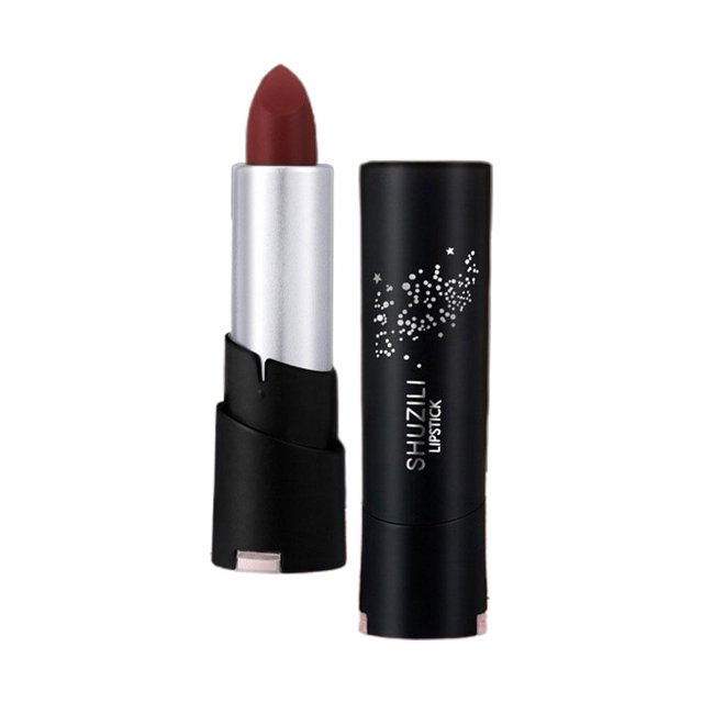 LUVCLS Lápiz labial de tubo redondo hidratante aterciopelado mate blanqueador de larga duración )ш