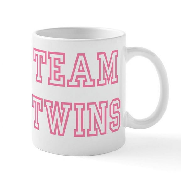 CafePress - Team TWINS Mug - 11 oz Ceramic Mug - Novelty Coffee Tea Cup