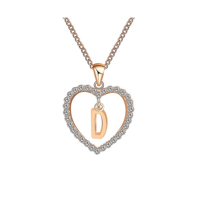 Collar HUOGUO Fashion para mujer con 26 letras inglesas
