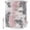 Pink White Gray, variant on Shower Curtains for Bathroom, Pink Grey Abstract Waterproof Fabric Shower Curtain, Modern Minimalist Smear Art Decorative Bathroom Curtain for Bathtub, 72"x84", No Hooks Included