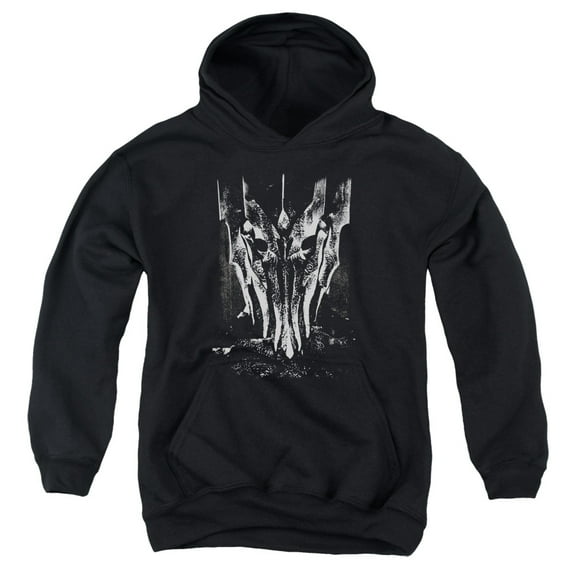 Lor - Big Sauron Head - Youth Hooded Sweatshirt - Small