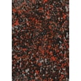 thumbnail image 1 of Ahgly Company Machine Washable Indoor Rectangle Transitional Black Brown Area Rugs, 5' x 8', 1 of 7