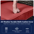 thumbnail image 6 of Bellefurn Deep Seat Cushion Set 25x22x4 inch Outdoor Cushions for Patio Furniture,Outdoor Chair Cushions Waterproof & Fade Resistant Patio Furniture Cushions for Wicker Chair,Sofa,Couch, 6 of 8