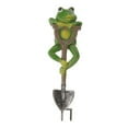 thumbnail image 5 of IBASETOY  Charming Resin Frog Figurine for Garden and Courtyard, 5 of 8