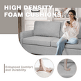 thumbnail image 4 of Aukfa Pull Out Sofa Bed, Queen Sleeper Sofa Couch with Mattress, Pullout Couch for Home, Gray, 4 of 11