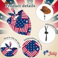 thumbnail image 4 of Easter Goose Set â Festive Holiday Decor for Courtyard, Garden & Home with Rabbit Ears & Tail (Cloth, 20x20x1cm), 4 of 7