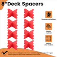 thumbnail image 4 of 8 Espaciadores de Cubierta con 4 Grosores: 1/16 Pulgada, 1/8 Pulgada, 3/16 Pulgada, 1/4 Pulgada, Abrazadera de Plástico para Espaciadores de de Cubierta., 4 of 5