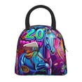 thumbnail image 1 of Disketp Neon Free Play Bolsa Térmica para Almuerzo, Lonchera con Abertura Amplia y Gran Capacidad, Organizador Reutilizable para Mujeres, Hombres y Adultos, 1 of 6