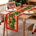 thumbnail image 6 of Hometravel Christmas Tablecloth, Snowman Pattern Holiday Table Cover, Festive Dining Decor for Kitchen and Party Tables, 6 of 7