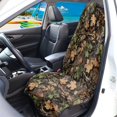 thumbnail image 2 of Bulopur Camo Hunting Branch Car Seat Cover Towel Waterproof Front Seat Cover for Summer Non Slip Athletic Towel for Outdoor Camping Fit SUV Sedan Truck, 2 of 8