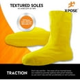thumbnail image 5 of Hazmat Boot and Shoe Covers For Hazardous Materials - Explosives, Gases, Flammable Liquids, Peroxide and More – 2XL Yellow 12" Over the Shoe Protectors - by Xpose Safety, 5 of 5