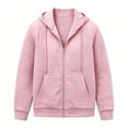 thumbnail image 4 of Bxsruta Mens Zip Up Hoodie Quilted Long Sleeve Casual Sweatshirt Jacket with Drawstring, 4 of 6