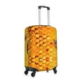 thumbnail image 3 of Naloa Bees on Hive Honeycomb Elastic Suitcase Protector, Travel Suitcase Protector Cover Fits 18-32in Suitcase - X-Large, 3 of 9