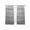 Grey, variant on Grey Ombre Wooden Sheer Curtains 72 Inch Length 2 Panels Set, Farmhouse Retro Gray Wood Gradient Voile Window Treatment Rod Pocket Curtains Sheers Drapes for Bedroom/Living Room/Kitchen 52"x72"x2
