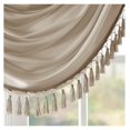 thumbnail image 5 of Faux Silk Waterfall Embellished Valance Champagne 38x46", 5 of 7