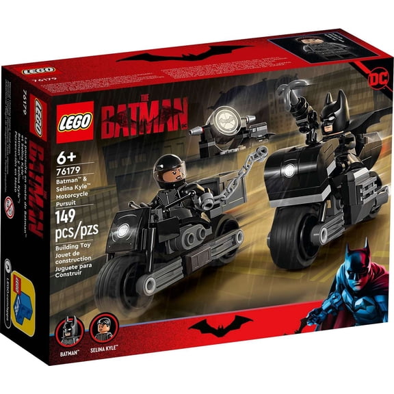 Pre-Owned DC The Batman Batman & Selina Kyle Motorcycle Pursuit Set LEGO 76179